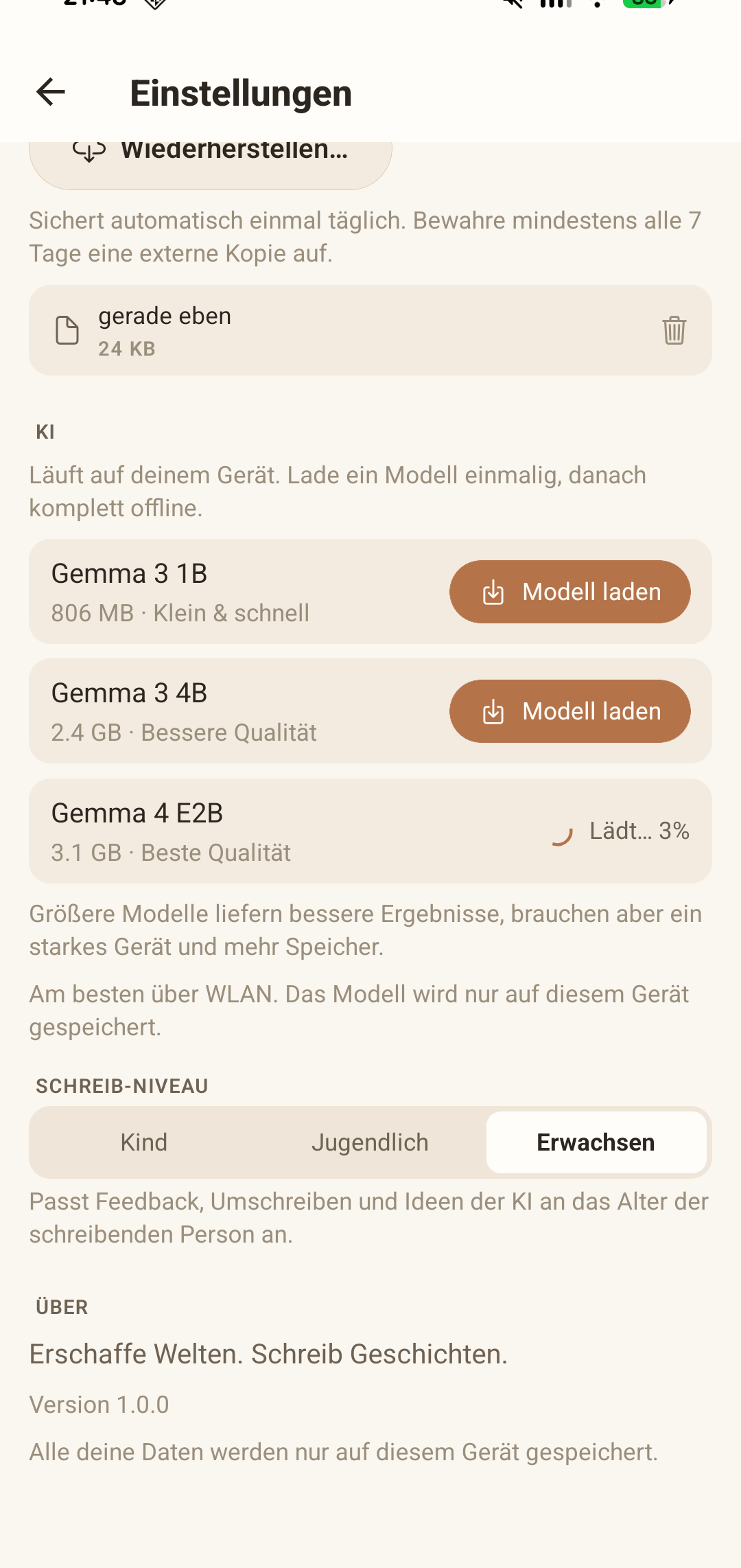 Offline-KI Modelle